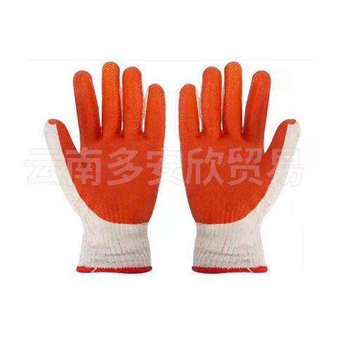钢筋加工浸胶劳保手套耐磨效果怎么样？云南多安欣劳保用品厂家分享